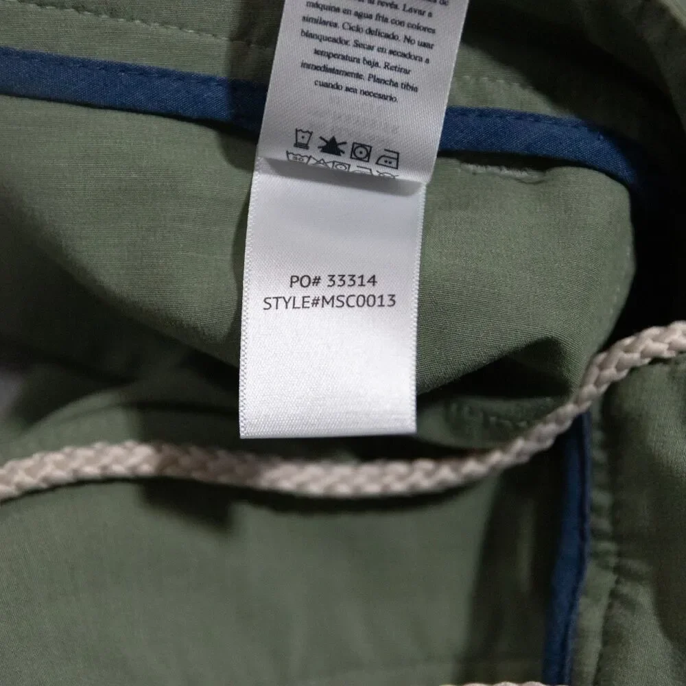 Faherty Mens All Day Drawstring Stretch Green Shorts 7